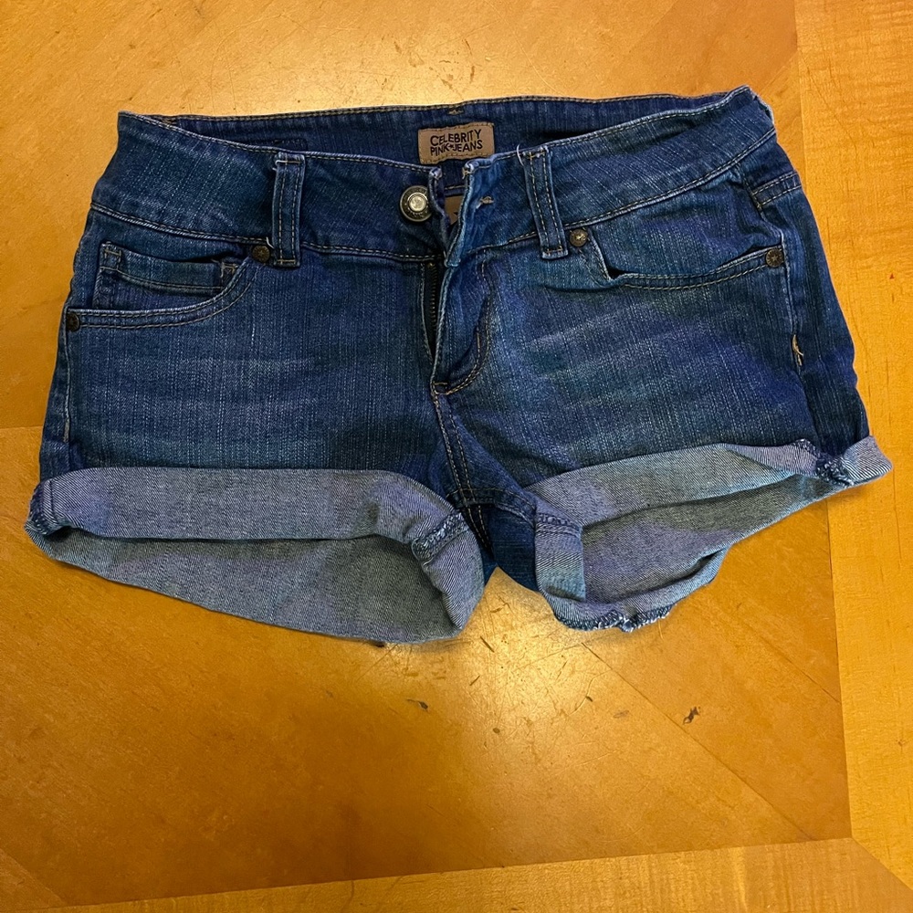Blue Celebrity Pink jean shorts size 5